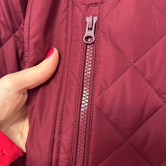 Banana Republic Women's Quilted Puffer Jacket - Red - Picture 5 of 8